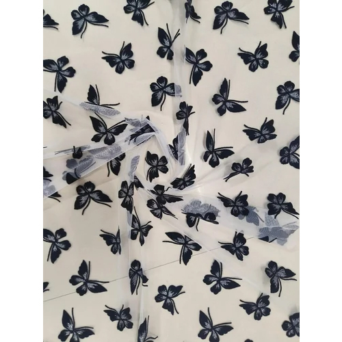 Net Flock Fabric