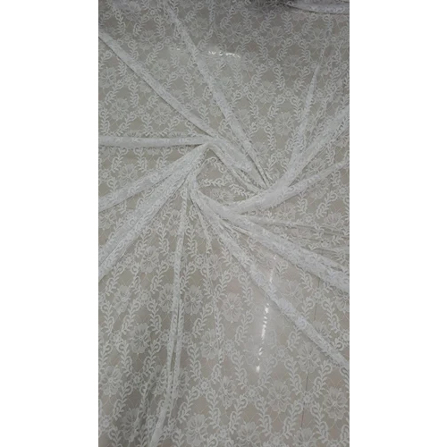 White Raschel Net Fabric
