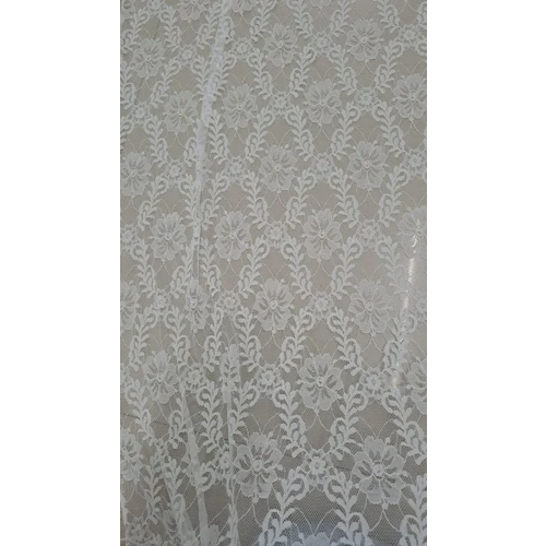 White Raschel Net Fabric