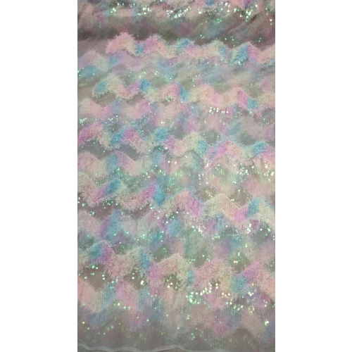 Girls Dress Net Fabric - Attributes: Light In Weight