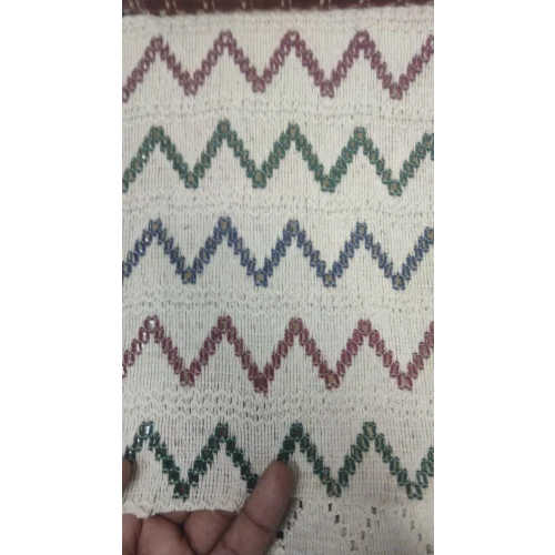 Cotton Crochet Shirting Fabric - Attributes: Washable