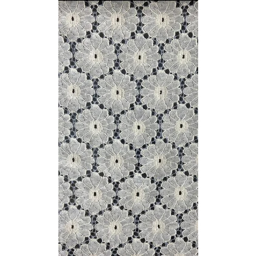 Crochet Knit Cotton Lace Fabric
