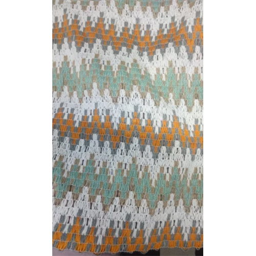 Crochet Shirting Fabric - Color: Multicolor