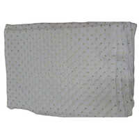 Golden Dotted Embellished Nylon Fabric
