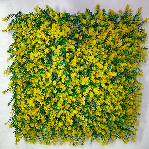 Dhaniya  Artificial Flower Green Wall Panel