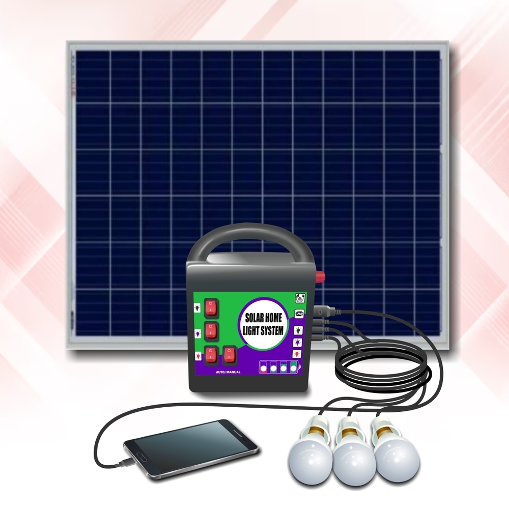 Solar Lighting System - Color: White
