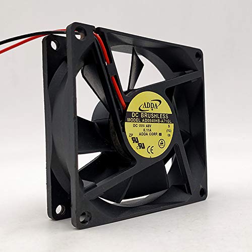 ADDA AD0848HB-A71GL ADDA 80mm 48V Axial Fan, 48V 0.11A 8025 Elevator Inverter Fan