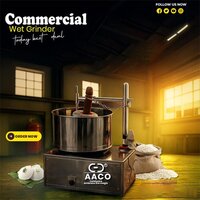 Commercial Wet Grinder - Material: Stainless Steel