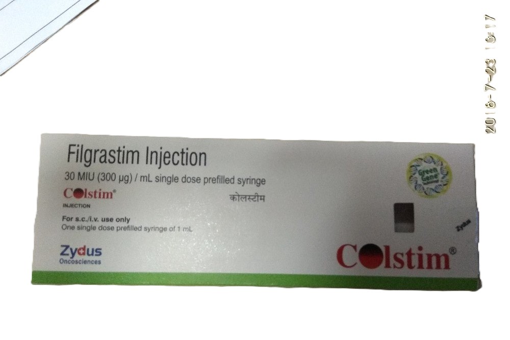 Colstim Filgrastim 300mcg (pfs) Injection