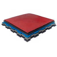 Rubber Gym Tiles - Color: Multi Color