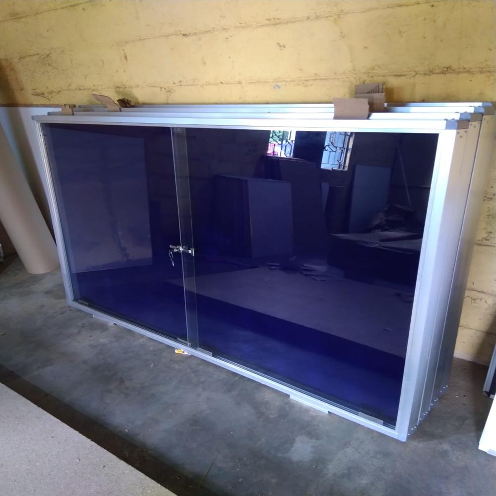 Sliding Glass Notice Board - Advantage: Enhances Collaboration