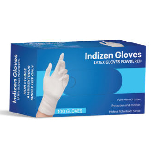 Latex Gloves - Color: White