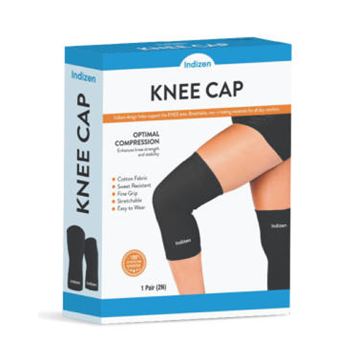 Indizen Knee Cap - Color: Black