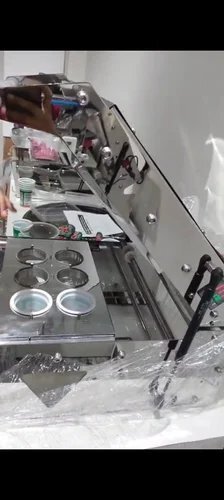 80mm 6 cup dahi packing machine