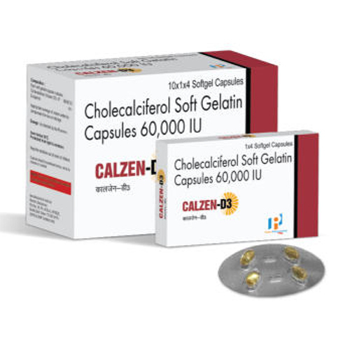 Cholecalciferol Soft Gelatin Capsules 60000 Iu - Drug Type: General Medicines
