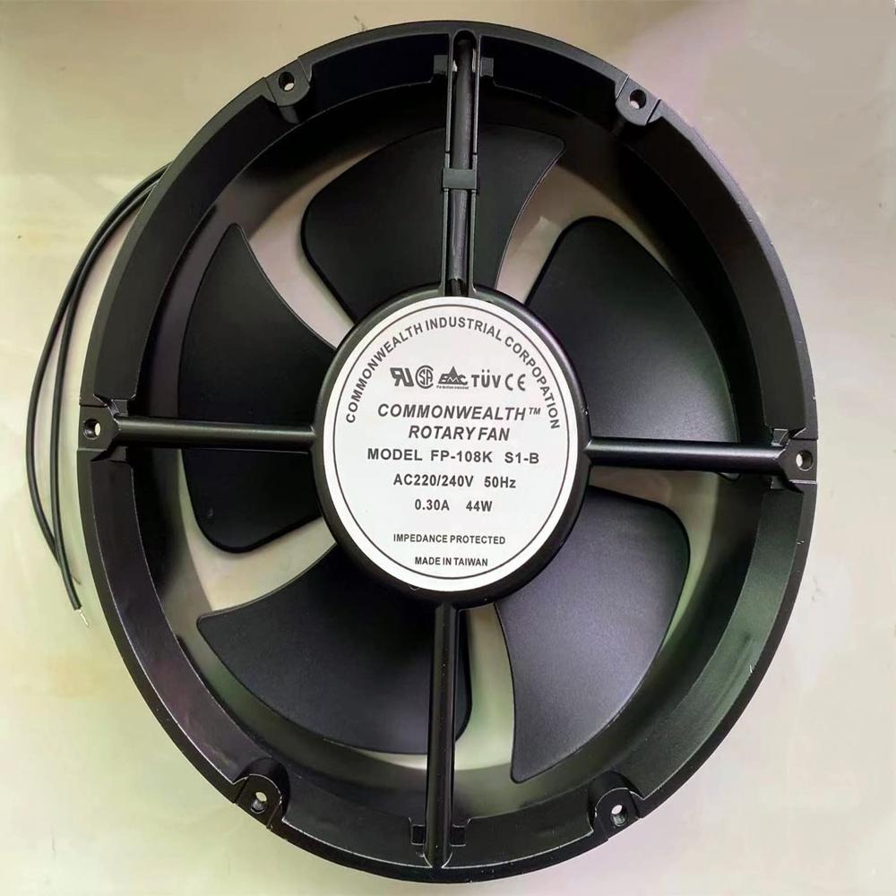 ROTARY FAN  FP-108K S1-B, 22CM Cooling Fan, 44W, 2.4V, 5500RPM, 4-Pin, Copper, Desktop, Graphic Cards, Receiver