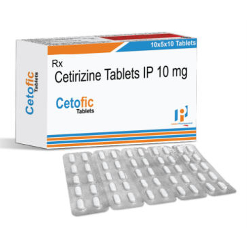 10Mg Cetirizine Tablets Ip - Drug Type: General Medicines