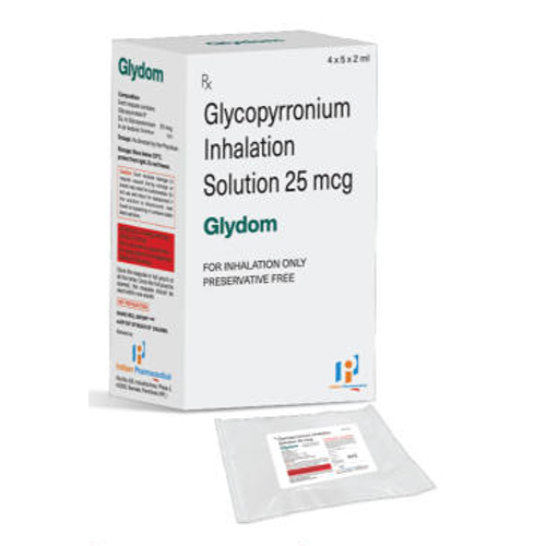 25Mcg Glycopyrronium Ihalation Solution - Drug Type: General Medicines