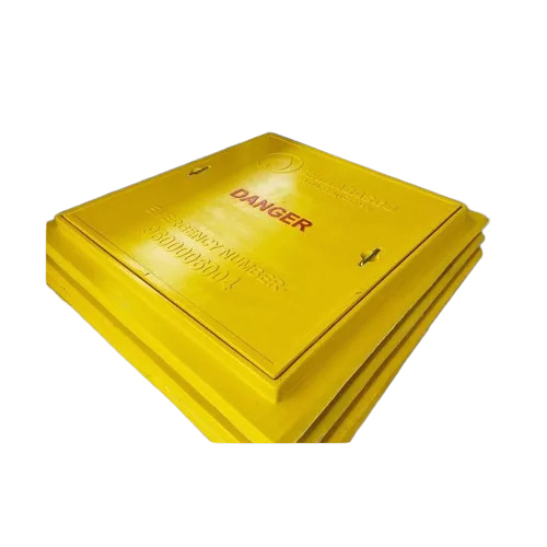 FRP Yellow Manhole Cover
