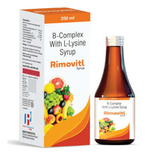 B-complex With L-lysine Syrup - Drug Type: General Medicines