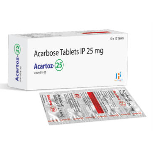 25Mg Acarbose Tablets Ip - Drug Type: General Medicines