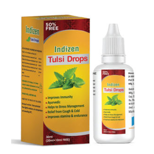 Indizen Tulsi Drops - Age Group: For Adults