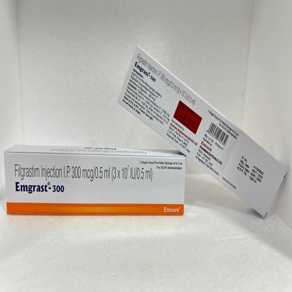 Emgrast (pfs) Filmgrastim 300 mg Injection