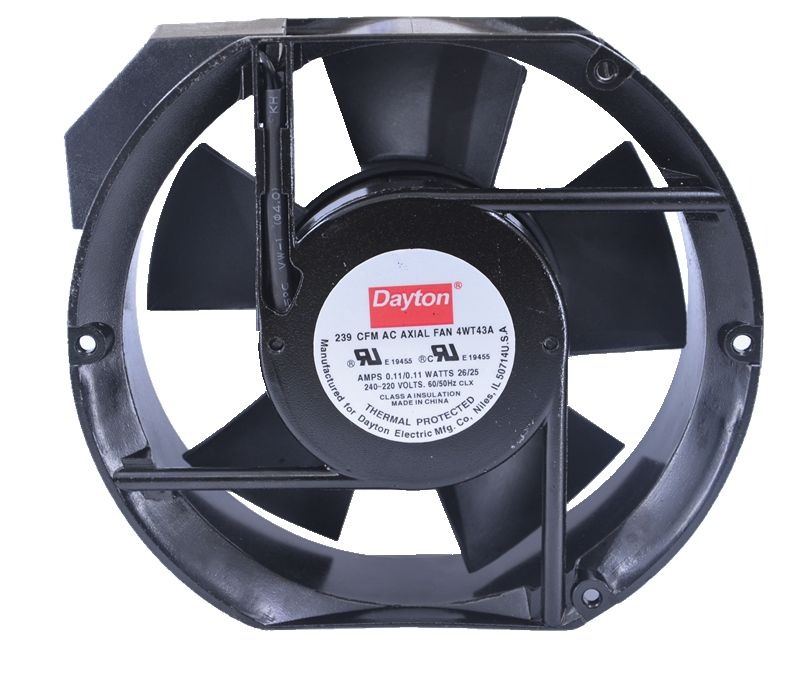 Dayton 239 CFM AC AXIAL FAN 4WT43A 220V 26/25W 17251 Cabinet Cooling Fan