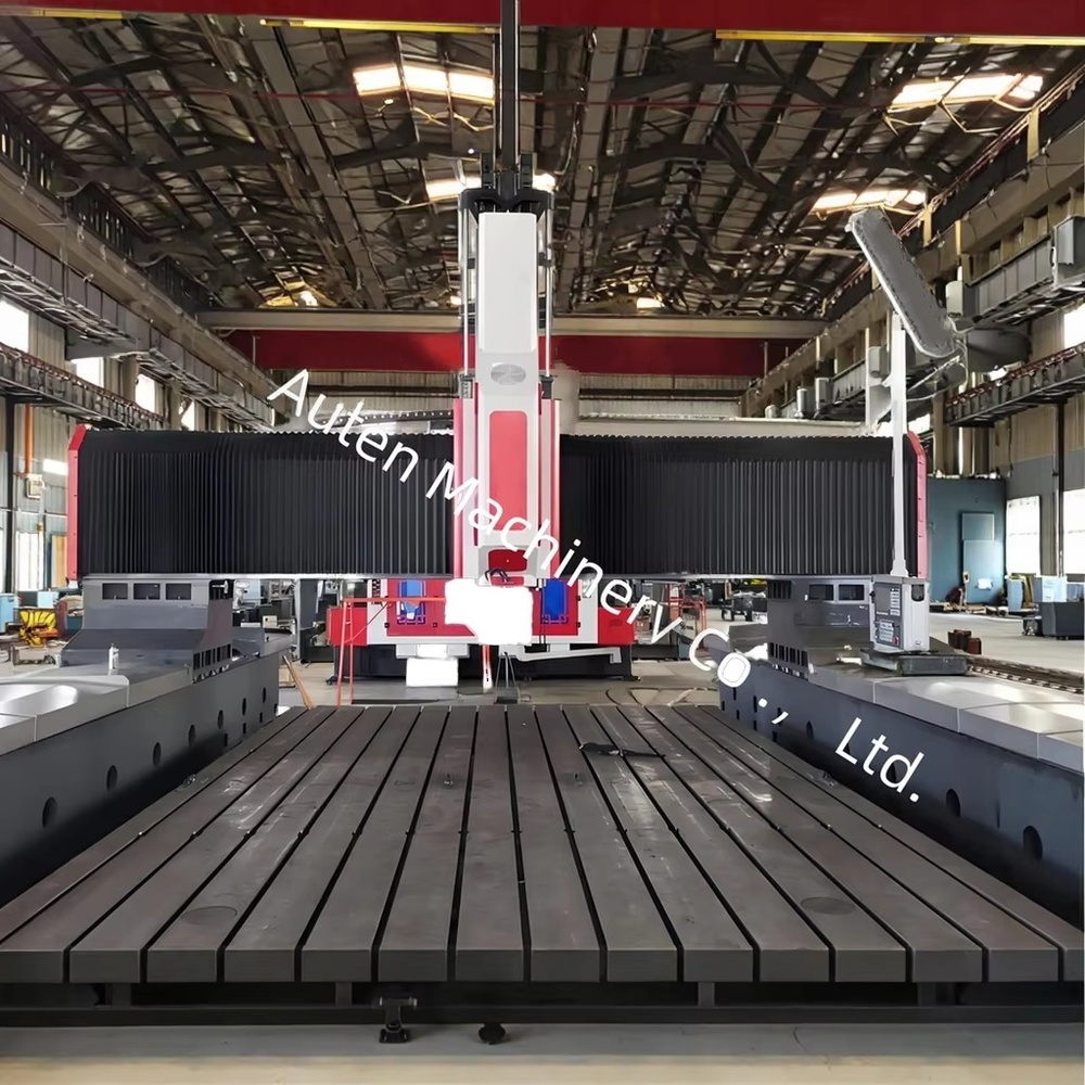 High Accuracy Automatic Split System CNC Gantry Drilling and Milling Machine