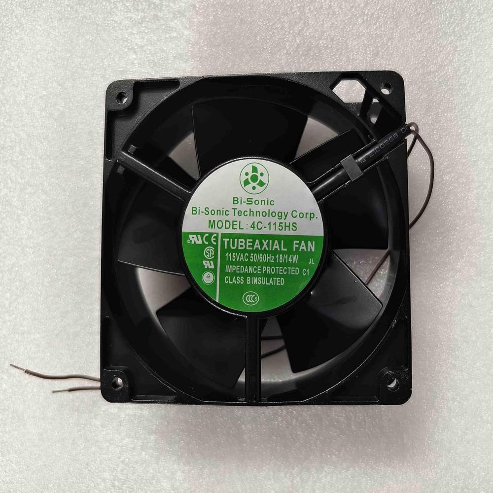 BI-SONIC 4C-115HS AC 115V 18/14W 50/60Hz 120x120x38mm 2-Wire Cooling Fan