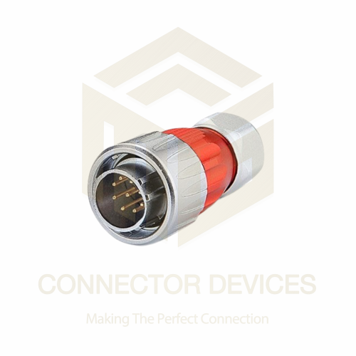 DH20 250V 5A 9Pin Male Plug IP67 Metal Waterproof Power Connector Metal Shell Solder Terminal