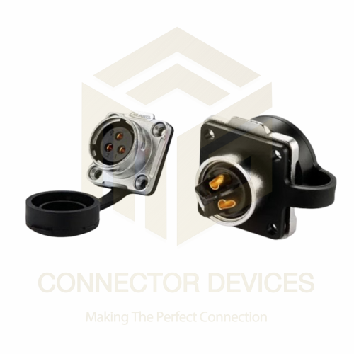 DH20 500V 20A 3Pin Female Socket IP67 Metal Waterproof Power Connector Metal Shell Solder Terminal