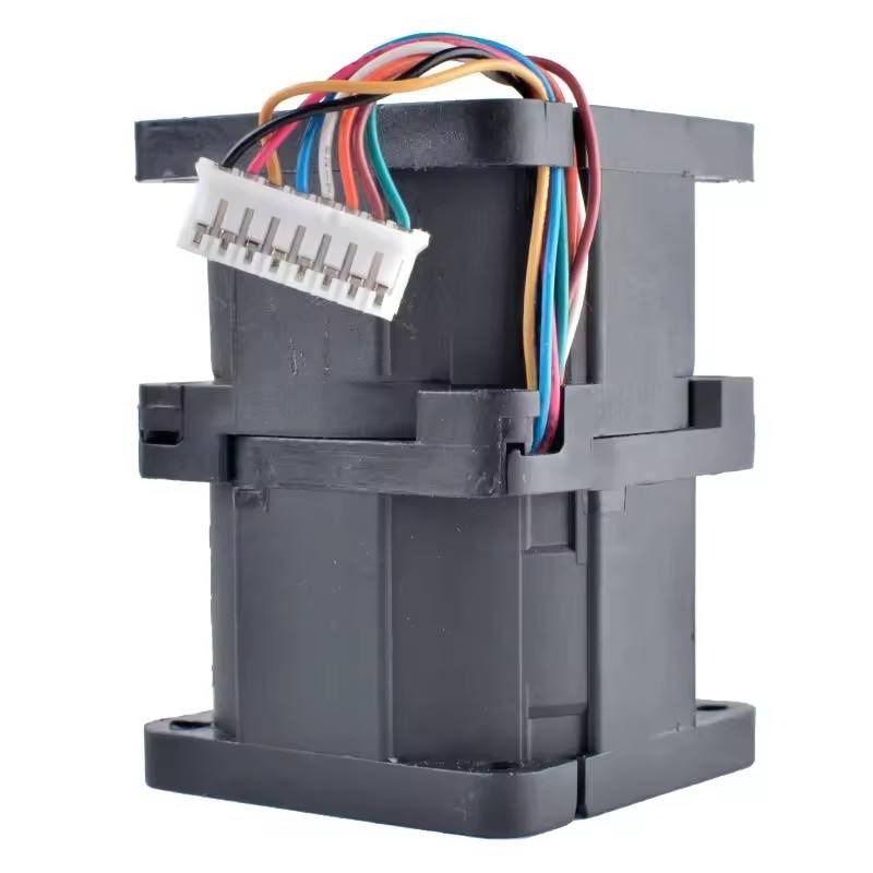 Delta Gfc0412ds-sm06 4cm 40mm Dual Motor Super High Speed Booster Cooling Fan 12v 2.80a For Computer Case Portable Multifunctional - Color: Black