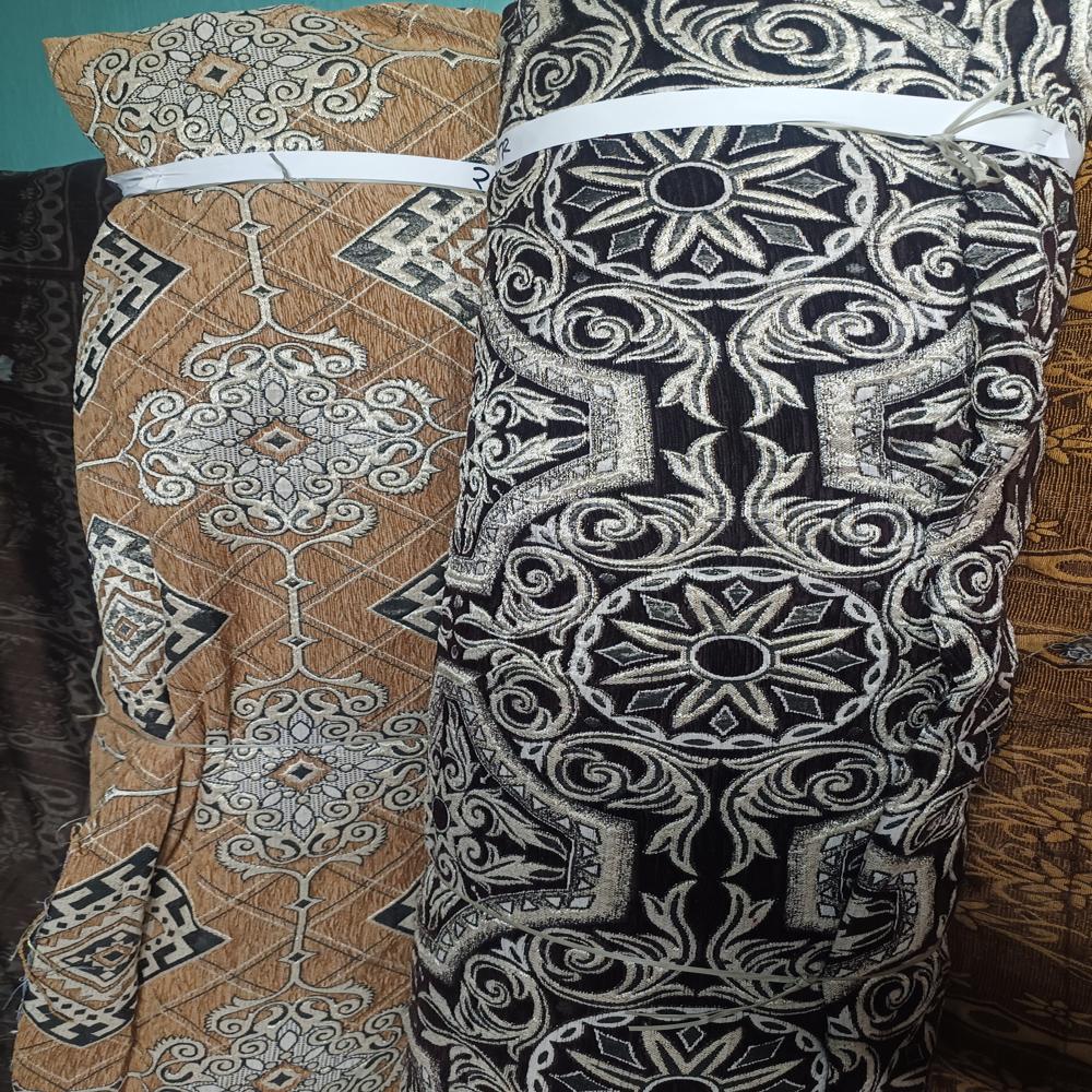 Desginer Velvet Fabric Roll - Color: Multicolor