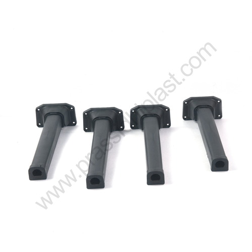 Study Table Leg + Clemp Set Black - Installation Type: Screw-Fixed