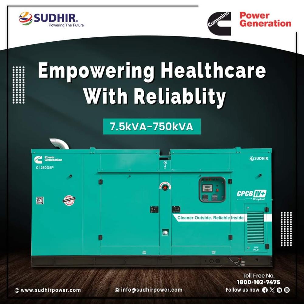 15 Kva Sudhir Cummins CPCB-IV Plus Compliance Genset