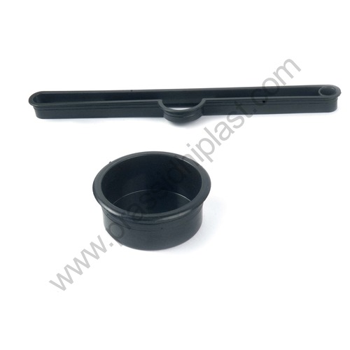 Plastic Foldable Laptop Table Cup + Lid Set | Study Table Cup + Lid Set - Color: Black