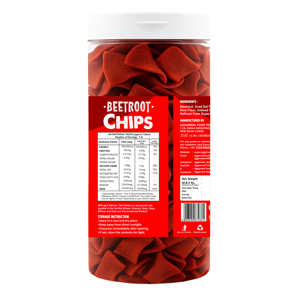 Beetroot Masala Chips