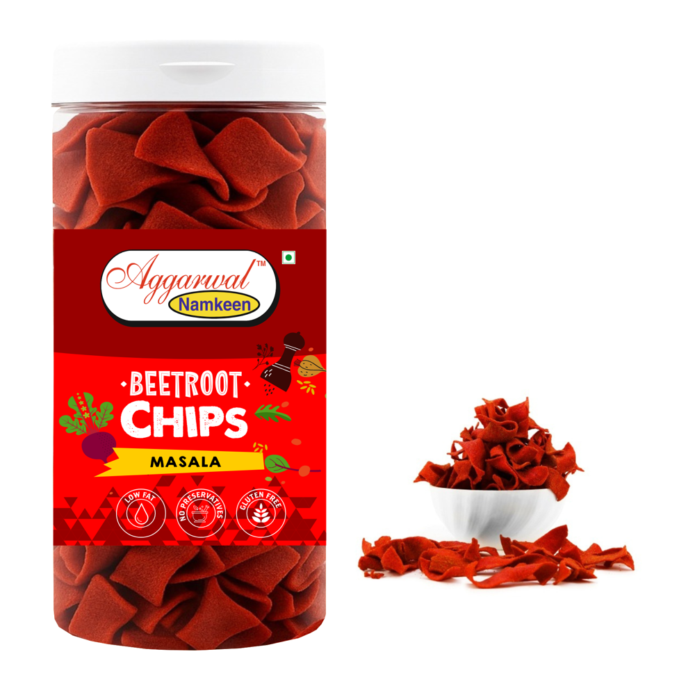 Beetroot Masala Chips - Feature: Healthy Snacks