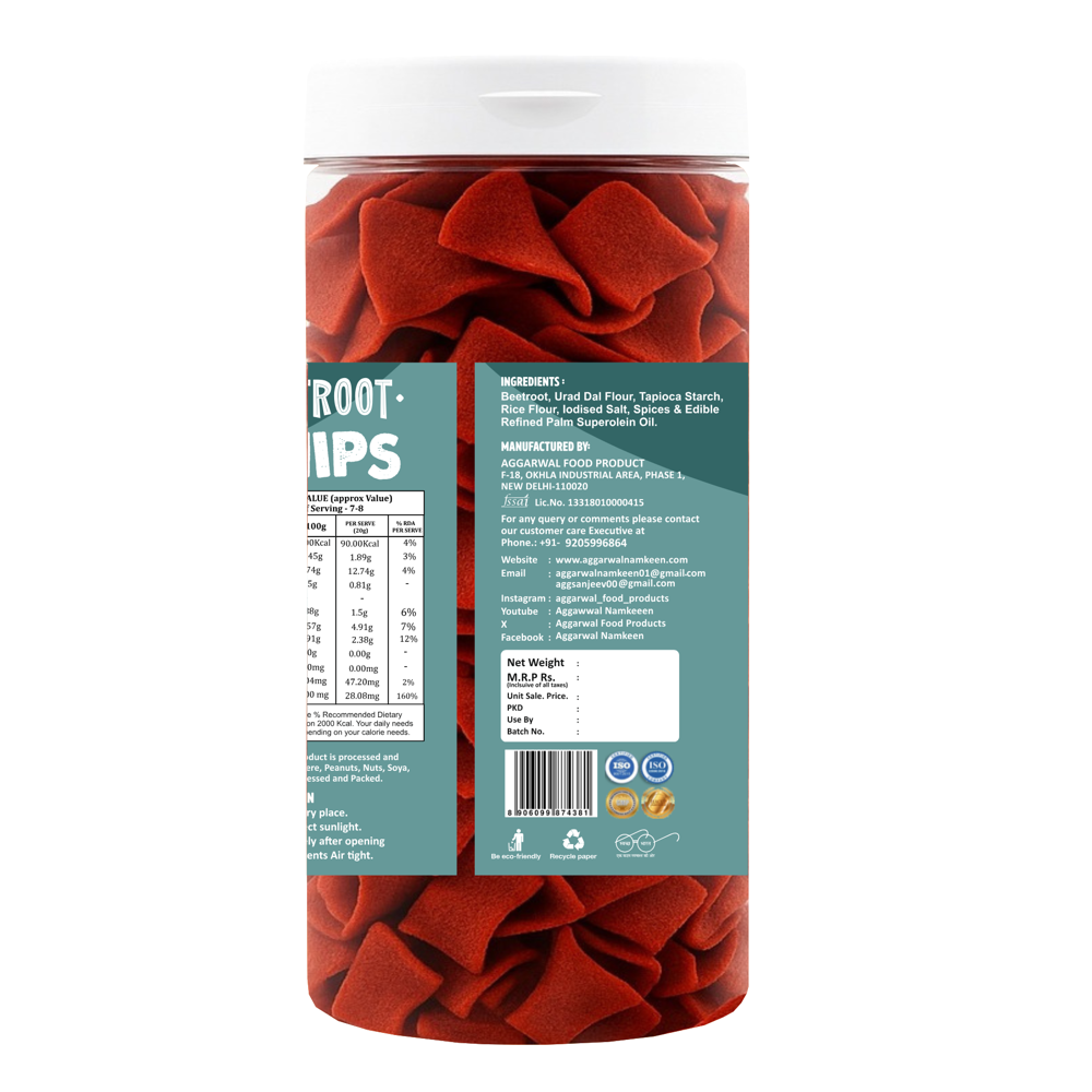 Beetroot Bhel Chaska Chips