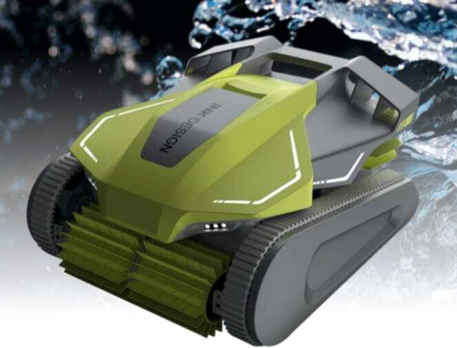 Swimming Pool Cleaning Robot - Shape: Round