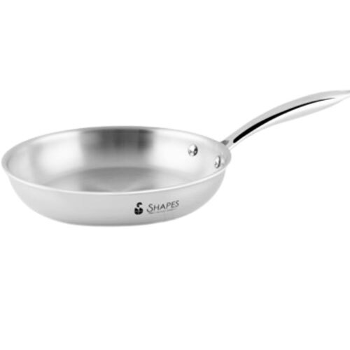 Shapes Premium Silver Stainless Frypan - Coating Type: Teflon