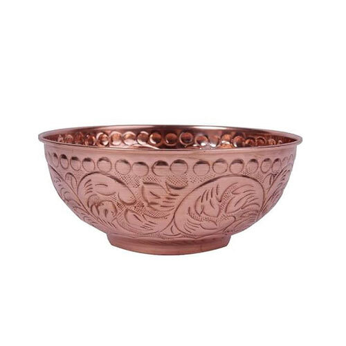 Handcrafted Copper Bowl - Coating Type: Ceramic