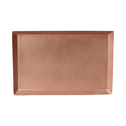 Handmade Copper Serving Tray - Coating Type: Ceramic