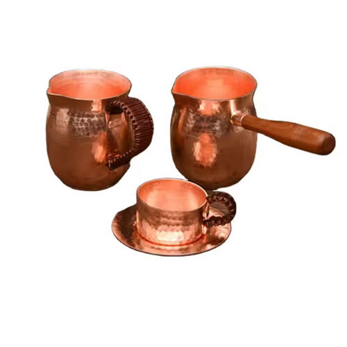 Pure Copper Manual Coffee Making Set - Coating Type: Ceramic