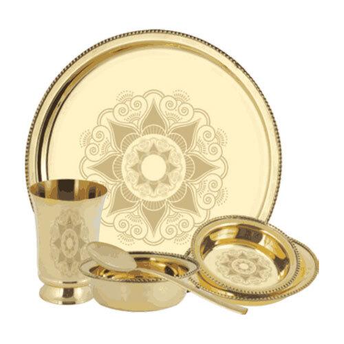 Pure Brass Dinner Set - Coating Type: Ptfe-Free