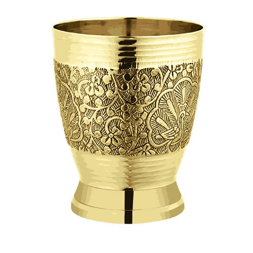 Set Of 6 Pure Brass Glass - Coating Type: Ptfe-Free