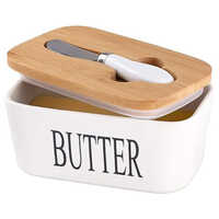 500ml Butter Keeper Container With Butter Knife - Coating Type: Ceramic