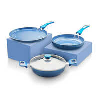 Ceramic Non-stick Induction Base Cookware Set Of 3 - Color: Different Available
