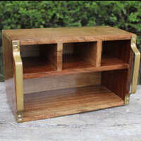 Brown Polished Cutlery Stand - Design Type: Modern